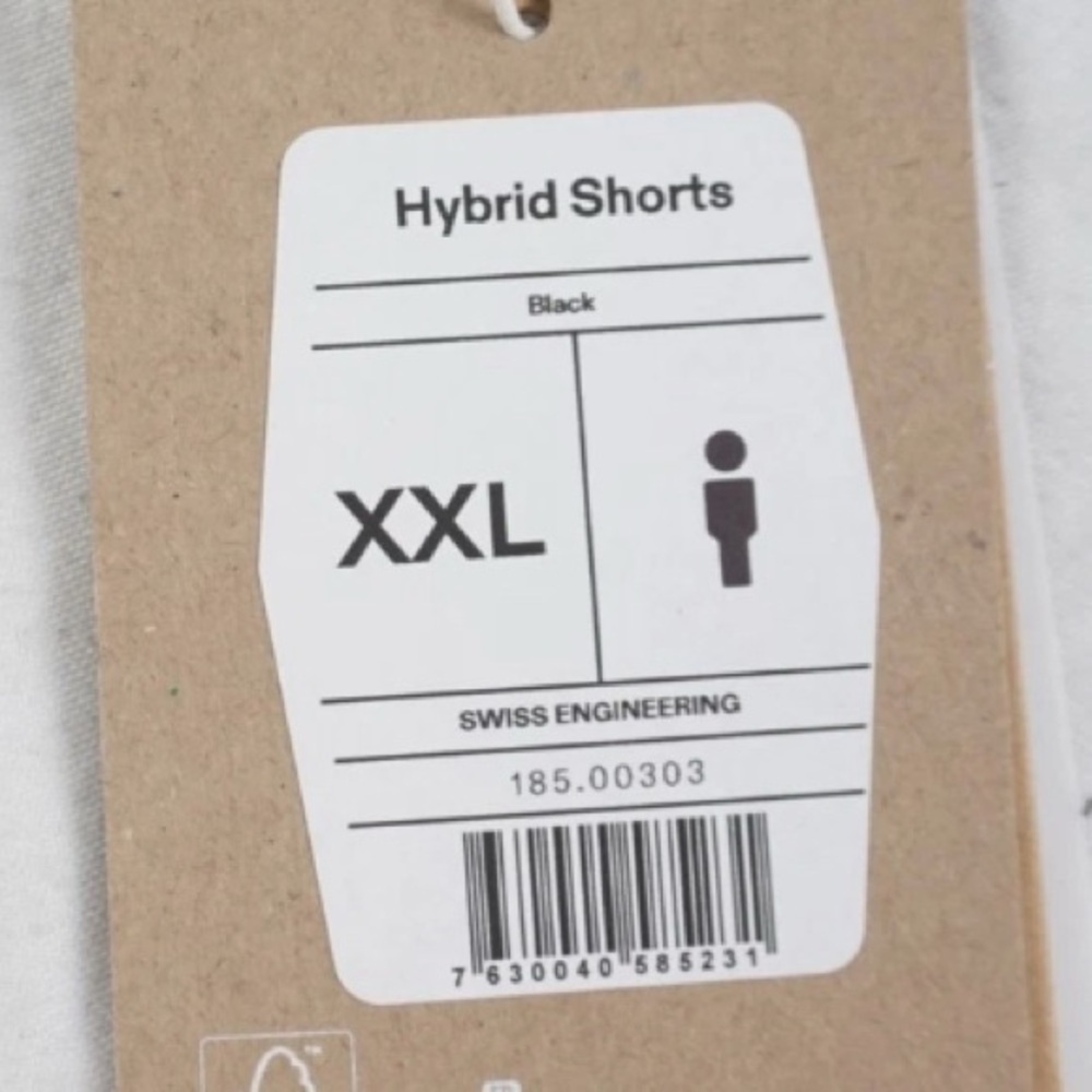 NWT [On Running] Hybrid Drawstring Athletic Workout Shorts in Black Men's Sz XXL - Picture 14 of 15